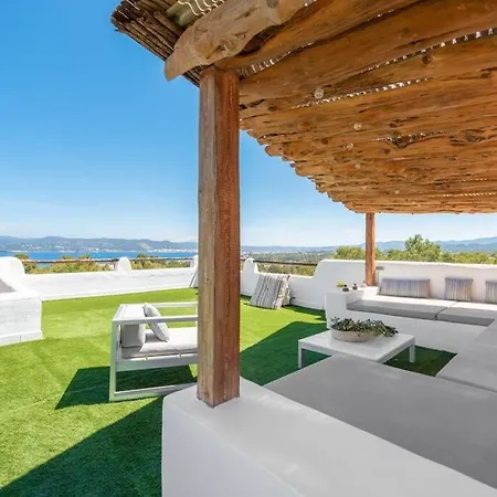 En San Jose Con Vistas Al Mar, Piscina Y 7 Villa Cala Vadella (Ibiza)